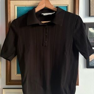 Classic Knit with Design Polo Shirt